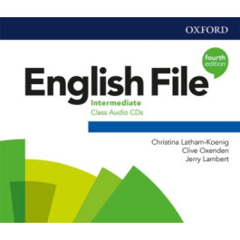 Аудіо диск English File 4th Edition Intermediate Class Audio CD