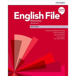 Зошит English File 4th Edition Elementary Workbook with key
