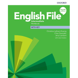 Зошит English File 4th Edition Intermediate Workbook with key