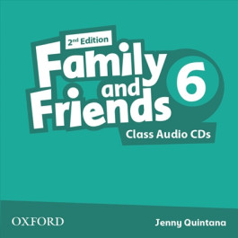 Аудіо диск Family and Friends 2nd Edition 6 Class Audio CDs