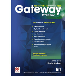 Книга вчителя Gateway 2nd Edition В1 Teacher's Book