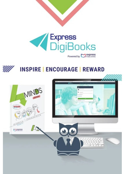 4Minds A2+ Workbook & Grammar Book Digibook Application