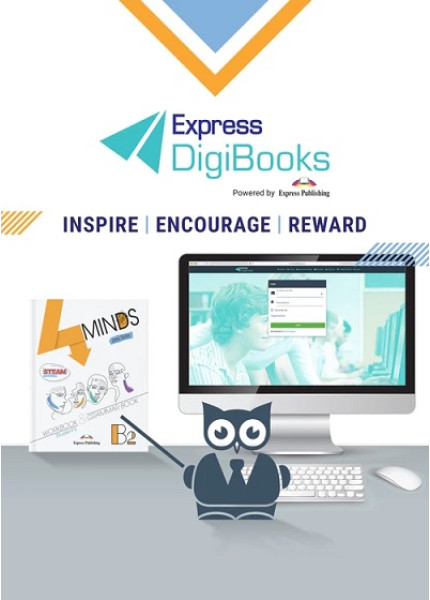 4Minds B2 Workbook & Grammar Book Digibook Application