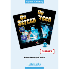 Комплект: Підручник і зошит On Screen 2 Pack with Digibook App