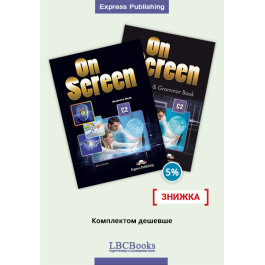 Комплект: Підручник і зошит On Screen C2 Pack with Digibooks App